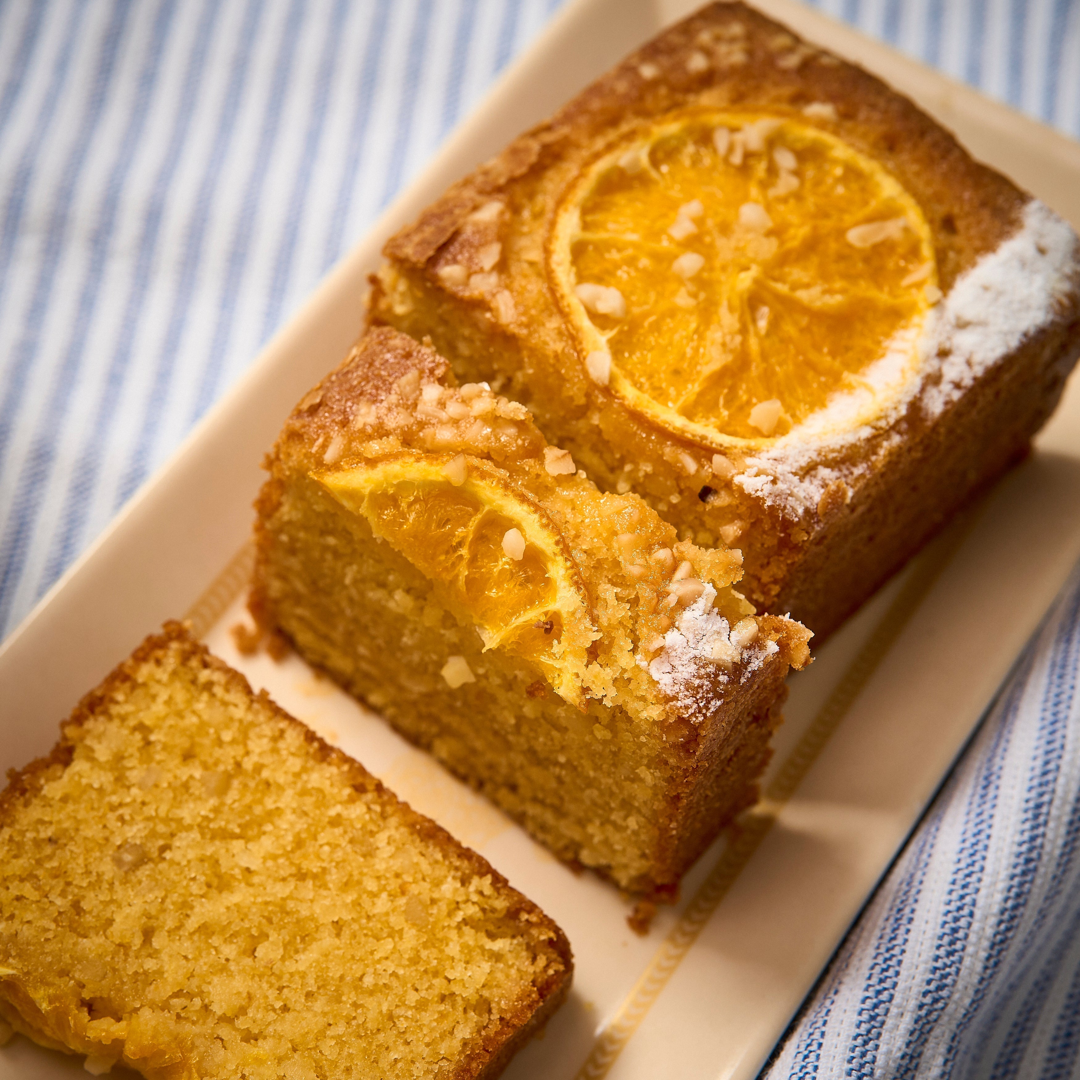 Orange infused Sugee Voyage Cake