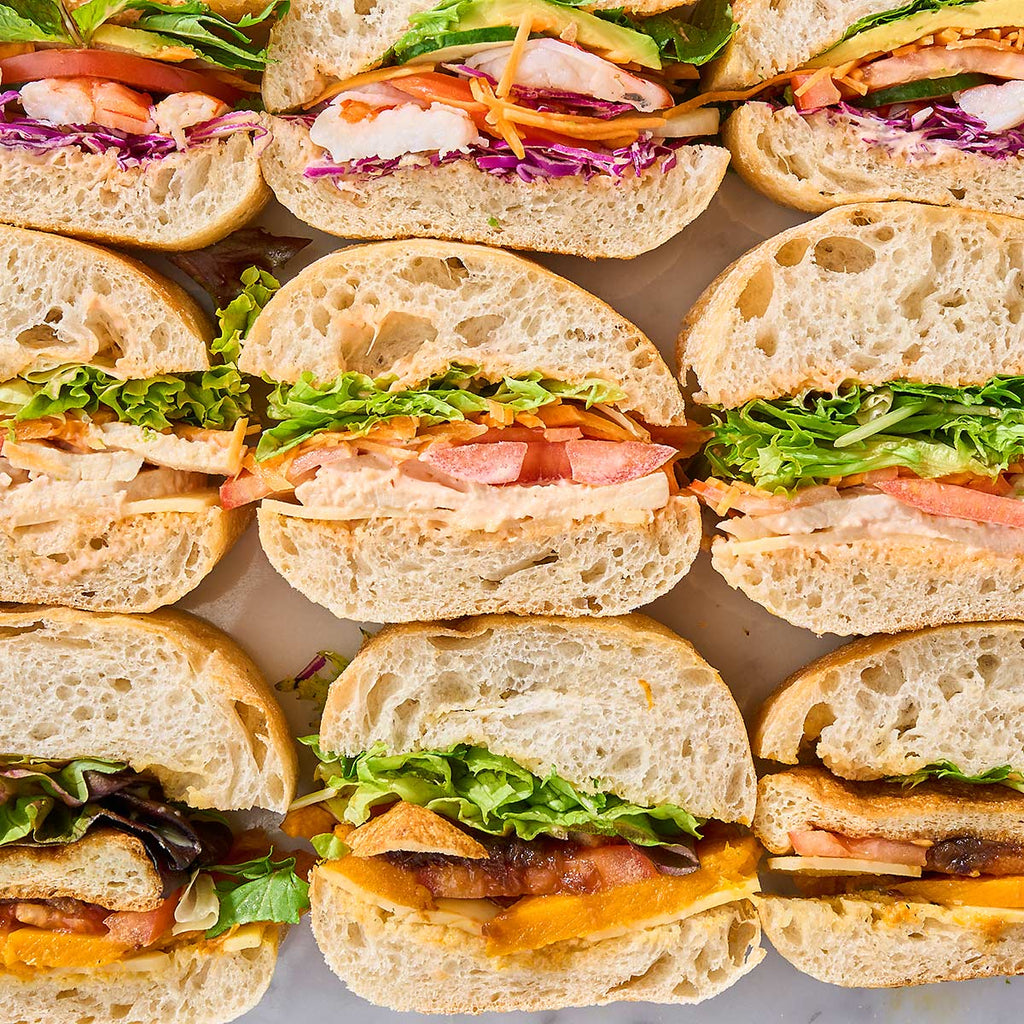 Premium Finger Sandwiches (Box of 12)
