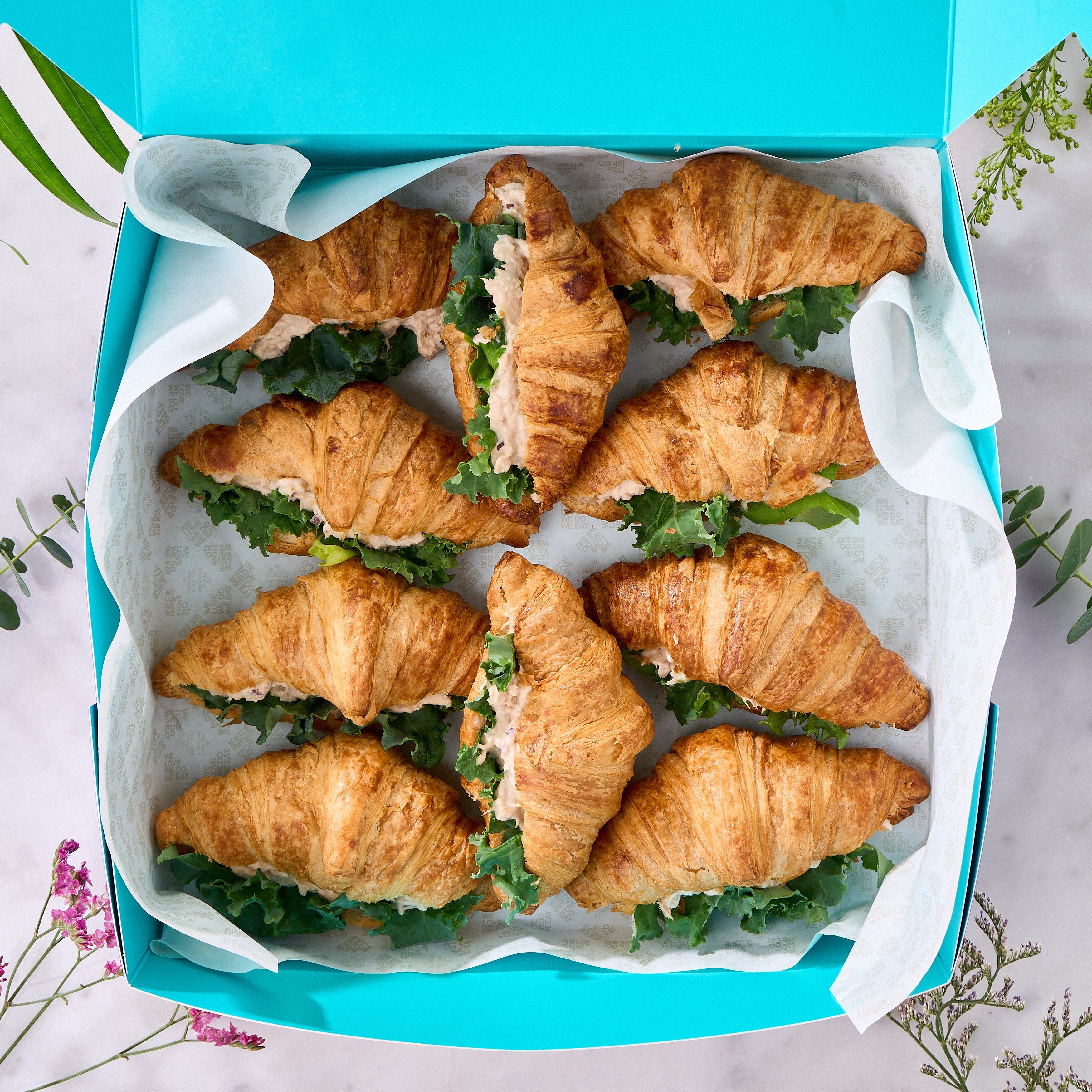 Petite Croissant Sandwiches ( Box of 10)