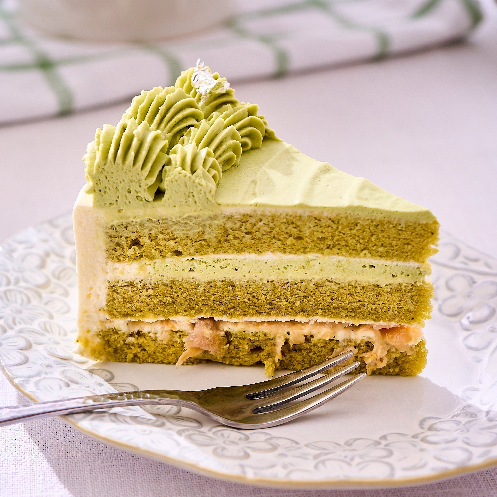 Matcha Lychee Sponge