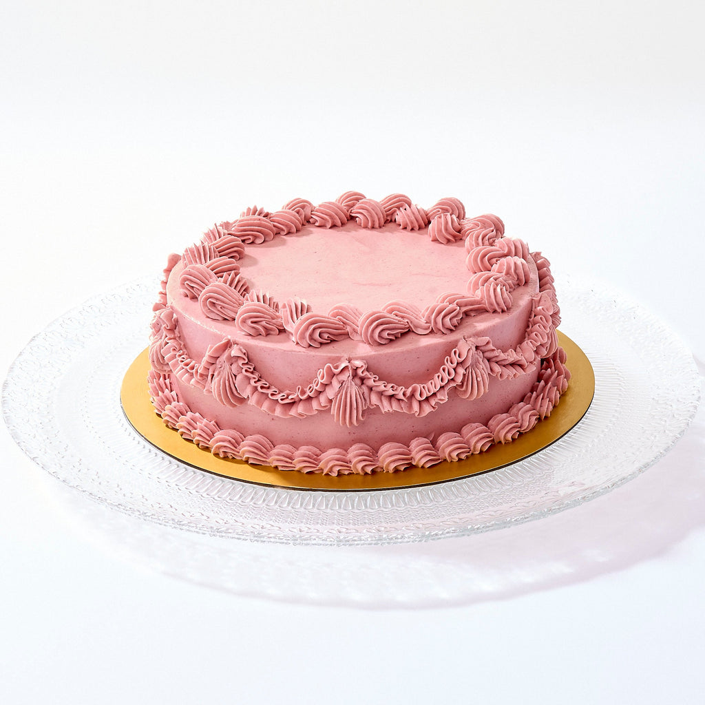 Raspberry Pistachio Cake