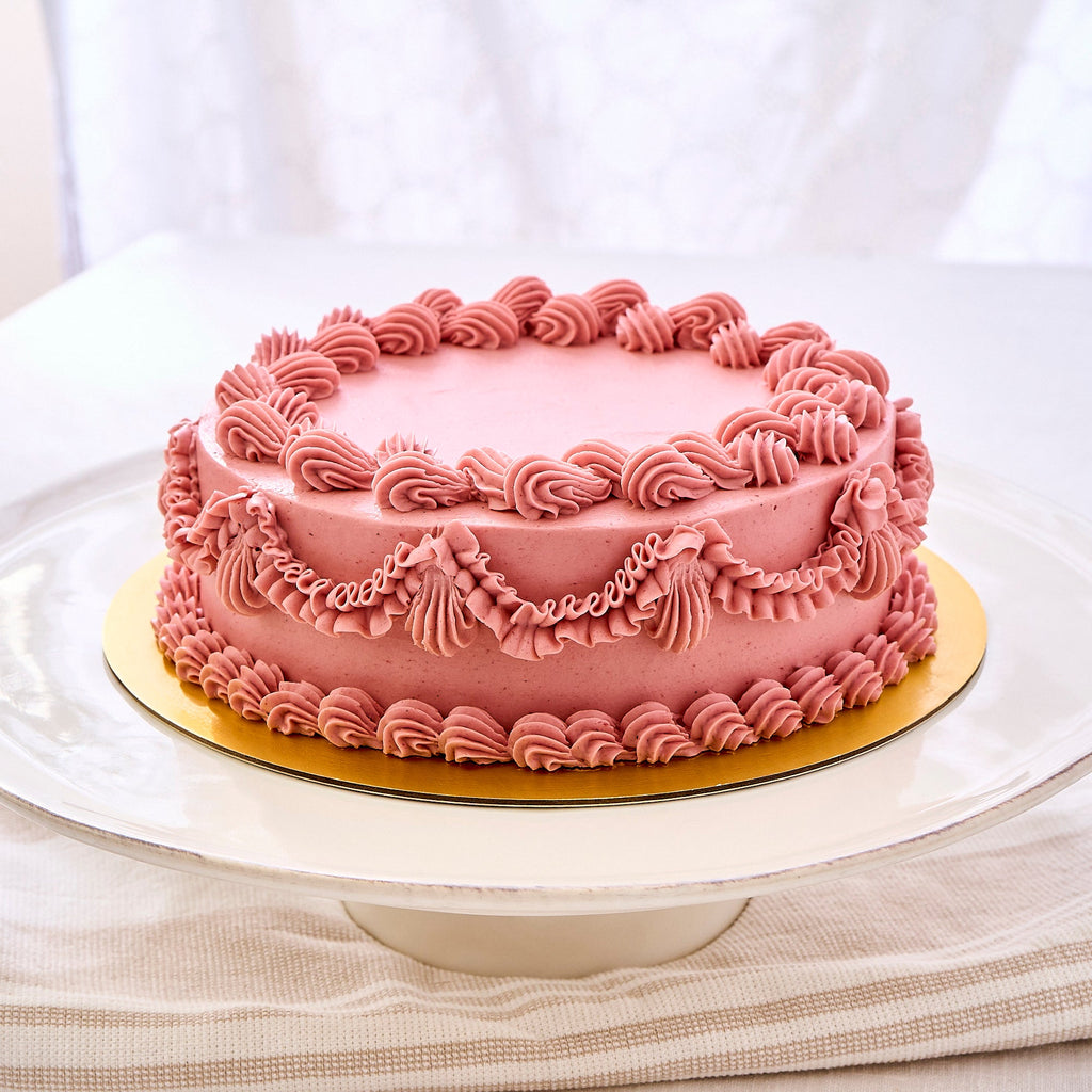 Raspberry Pistachio Cake