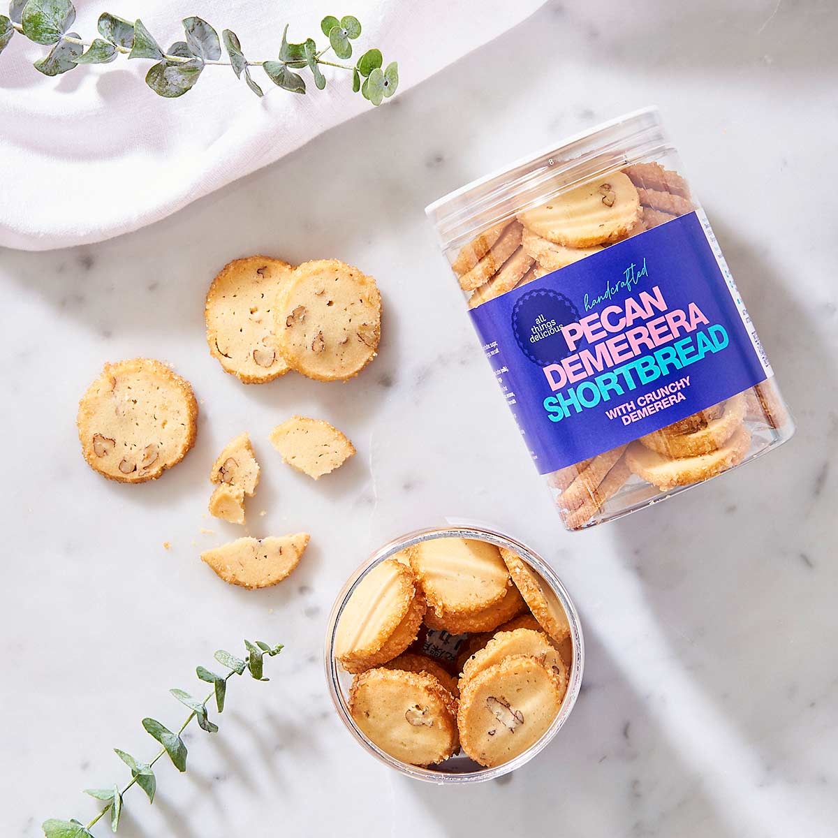 Pecan Demerera Shortbread