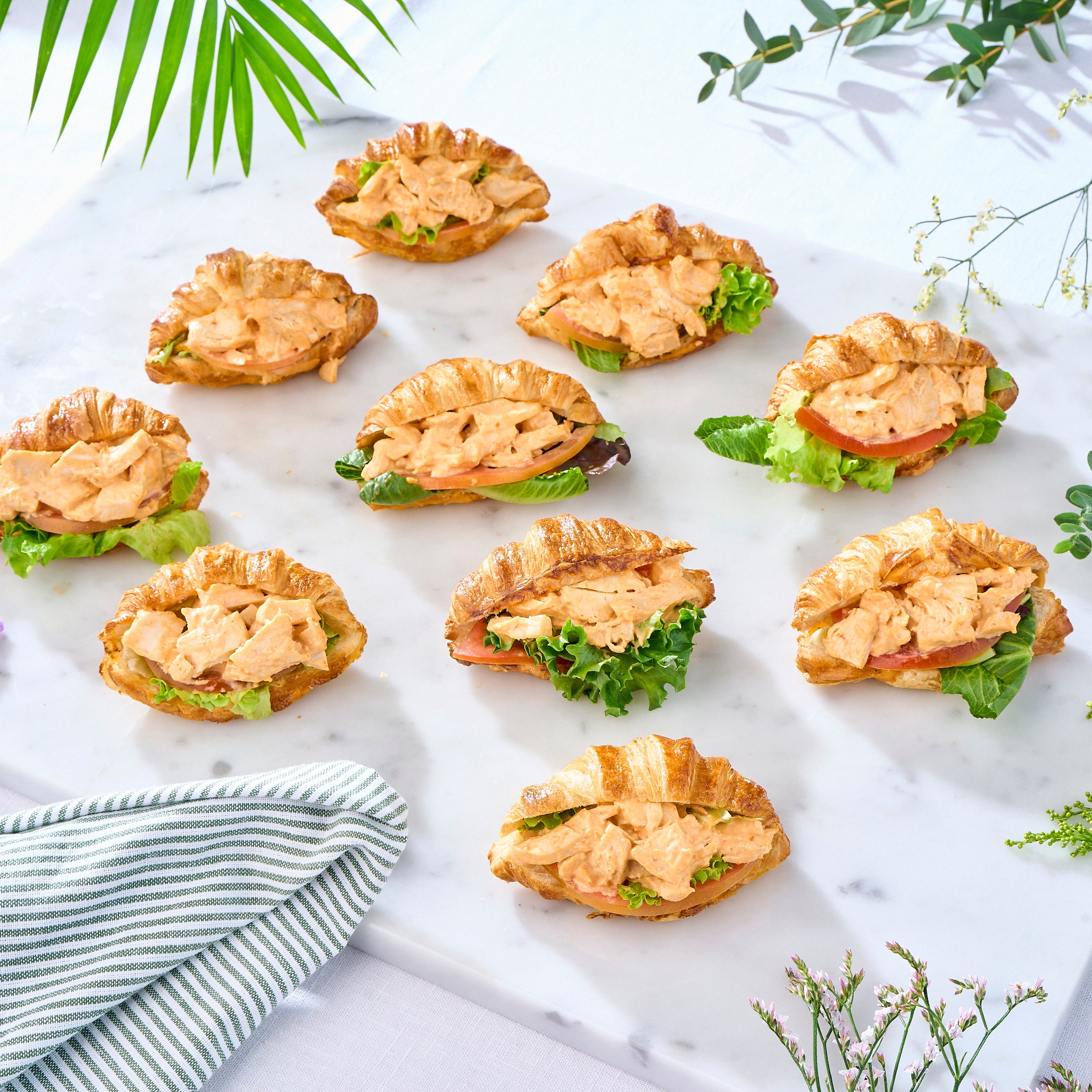 Petite Croissant Sandwiches ( Box of 10)