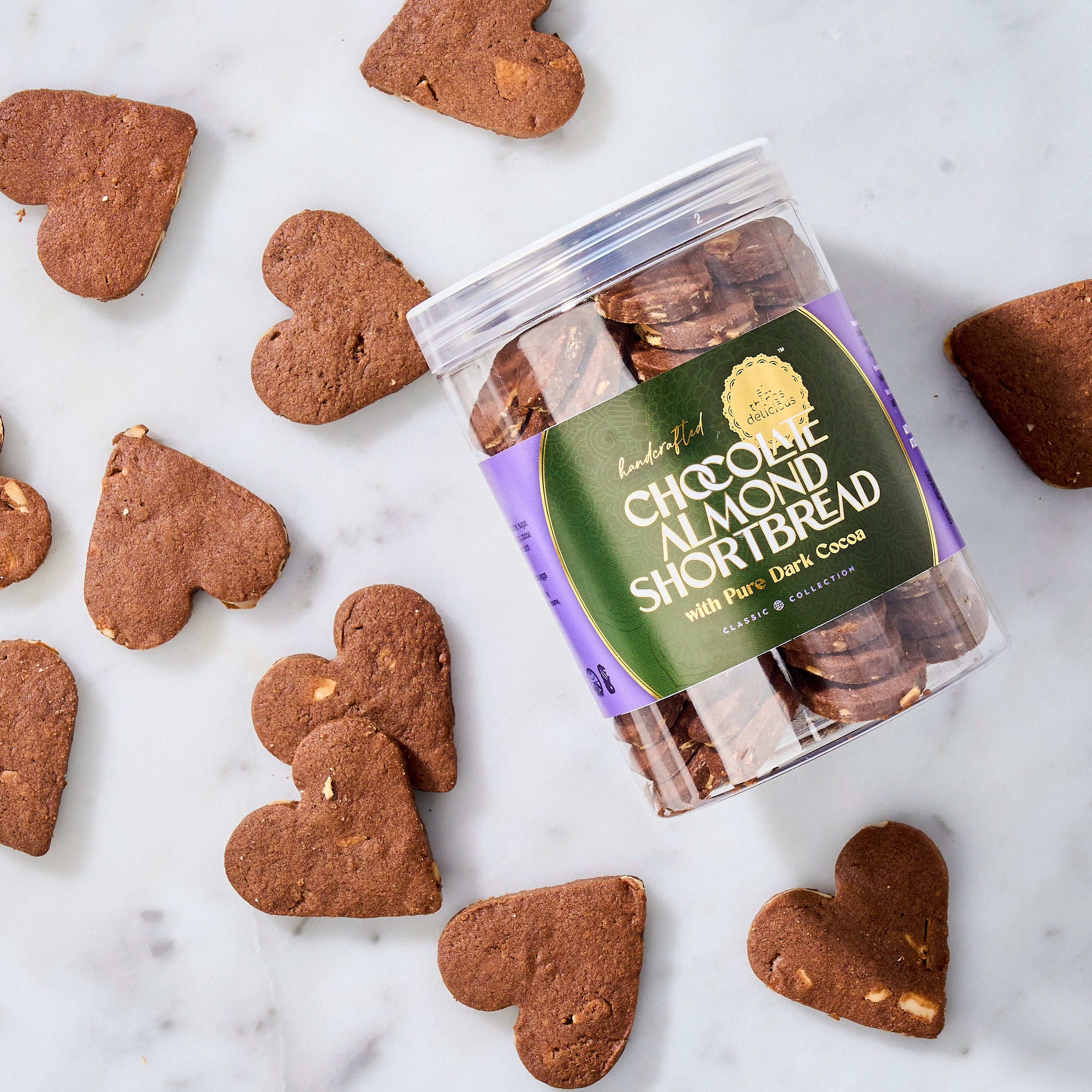 Chocolate Almond Shortbread