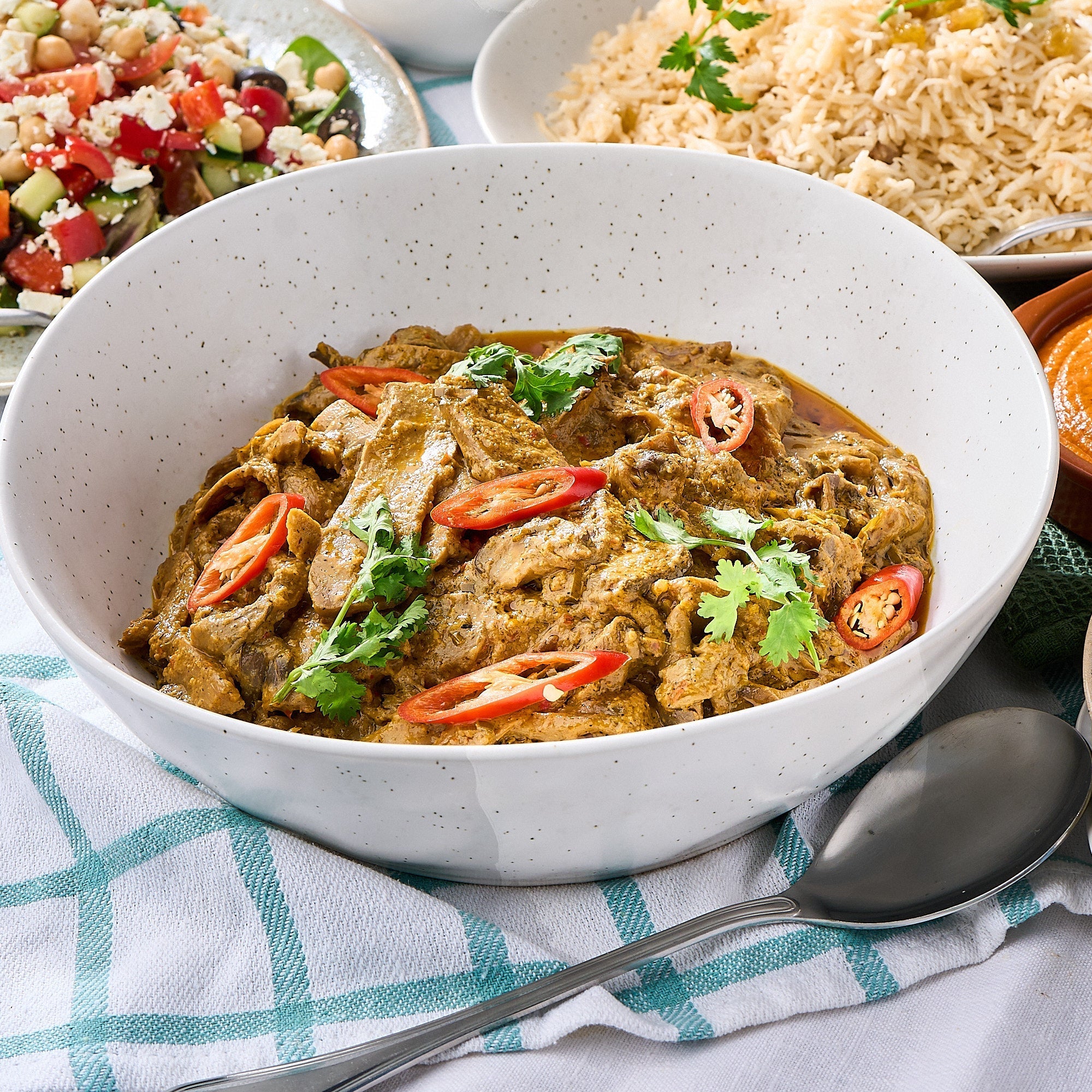 Wild Mushroom Rendang Tray 🌿  | Vegan