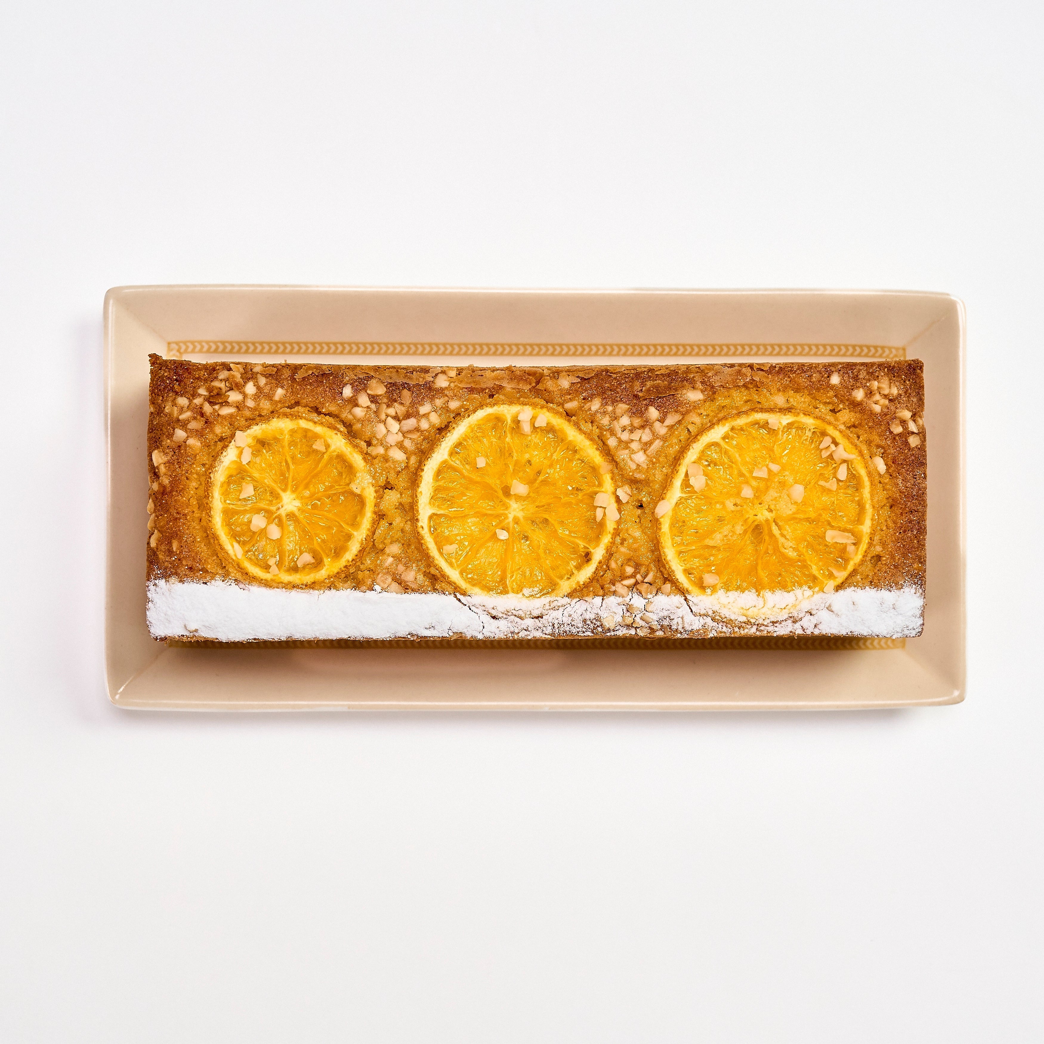 Orange infused Sugee Voyage Cake