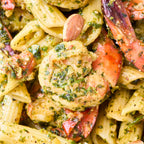 Coriander Pesto Seafood Pasta Tray