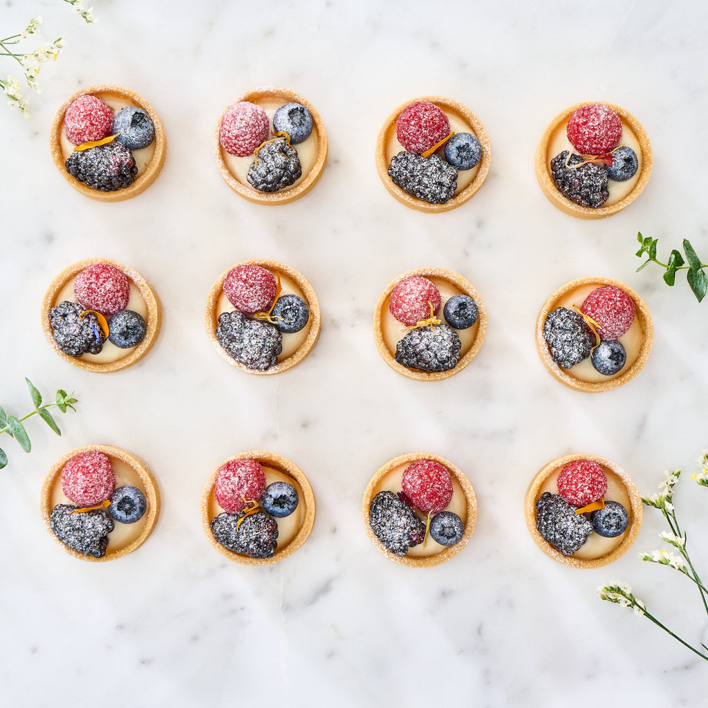 Mini Fruit Tarts. (Box of 12)