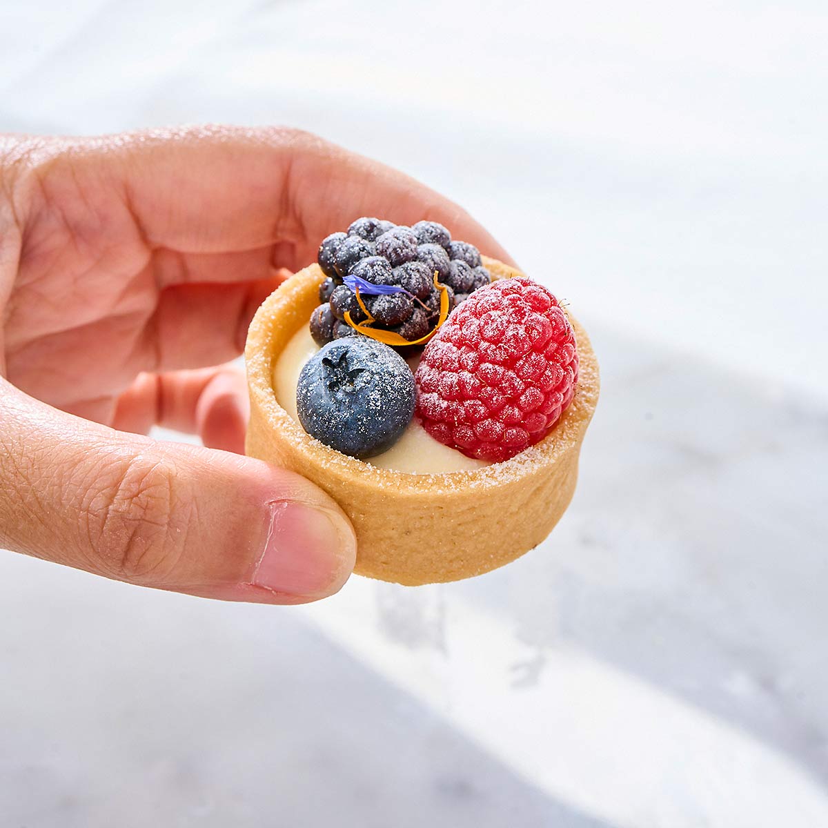 Mini Fruit Tarts. (Box of 12)